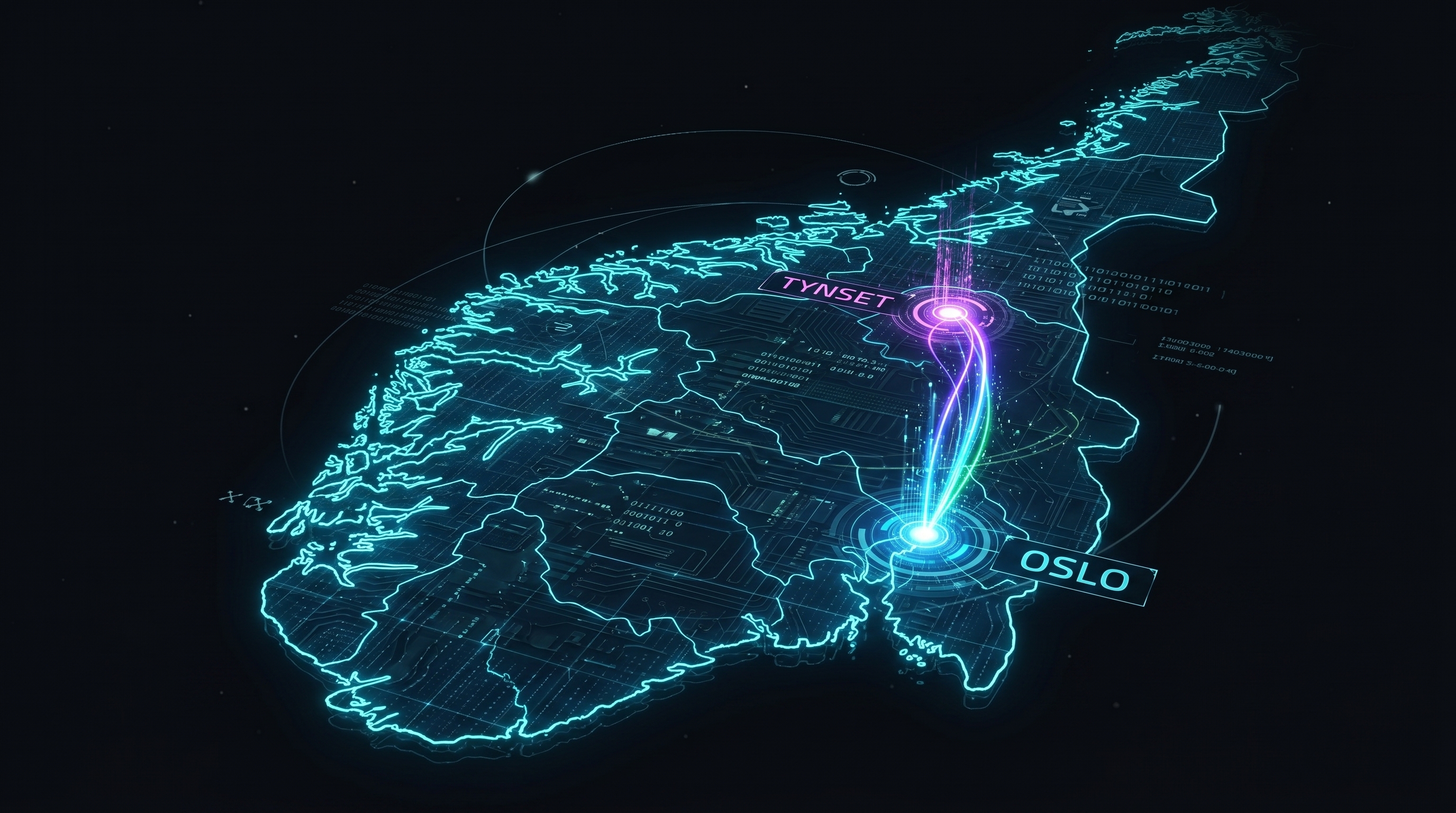Tynset Location Map
